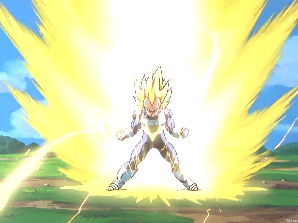 Super Vegeta Premi Re Apparition Dragon Ball Gif