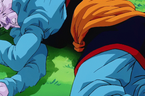 Le Gateau D Anniversaire De Gohan Dragon Ball Gif