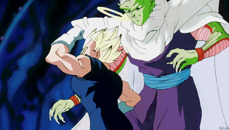 Vegeta vs Piccolo & Gotenks Dragon Ball GIF